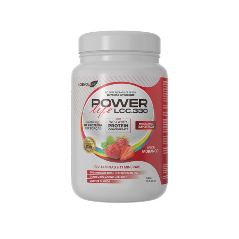 Shake – Power Life LCC 330 Morango